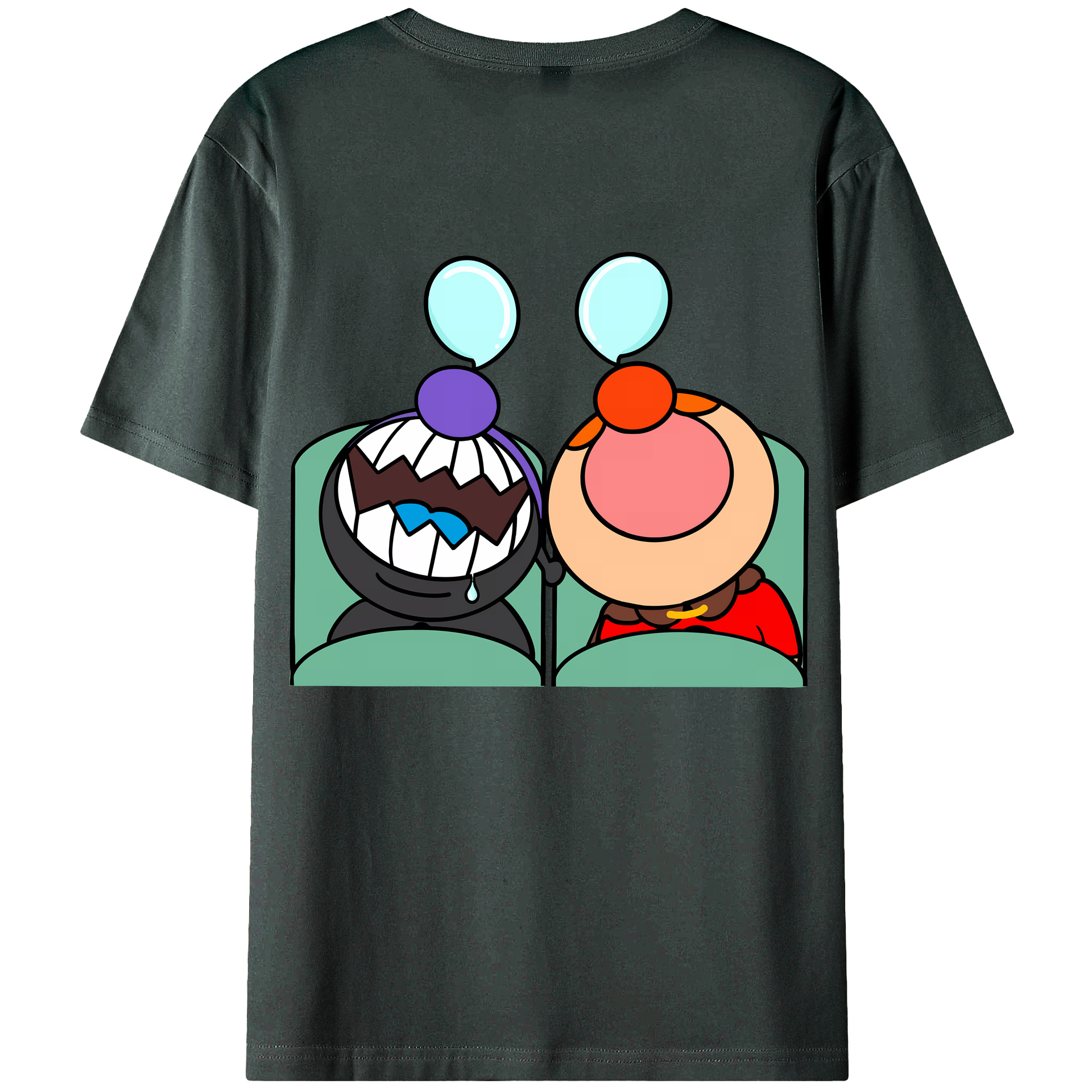 （画像用） アンパンマン Anpanman 綿100％ メンズ半袖Tシャツ（バックプリント） 通気性